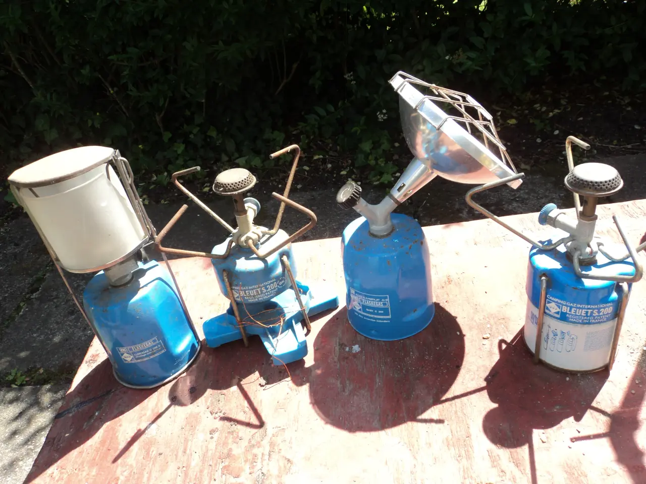 Billede 1 - 2 stk minigas blus 1 varmer 1lampe.