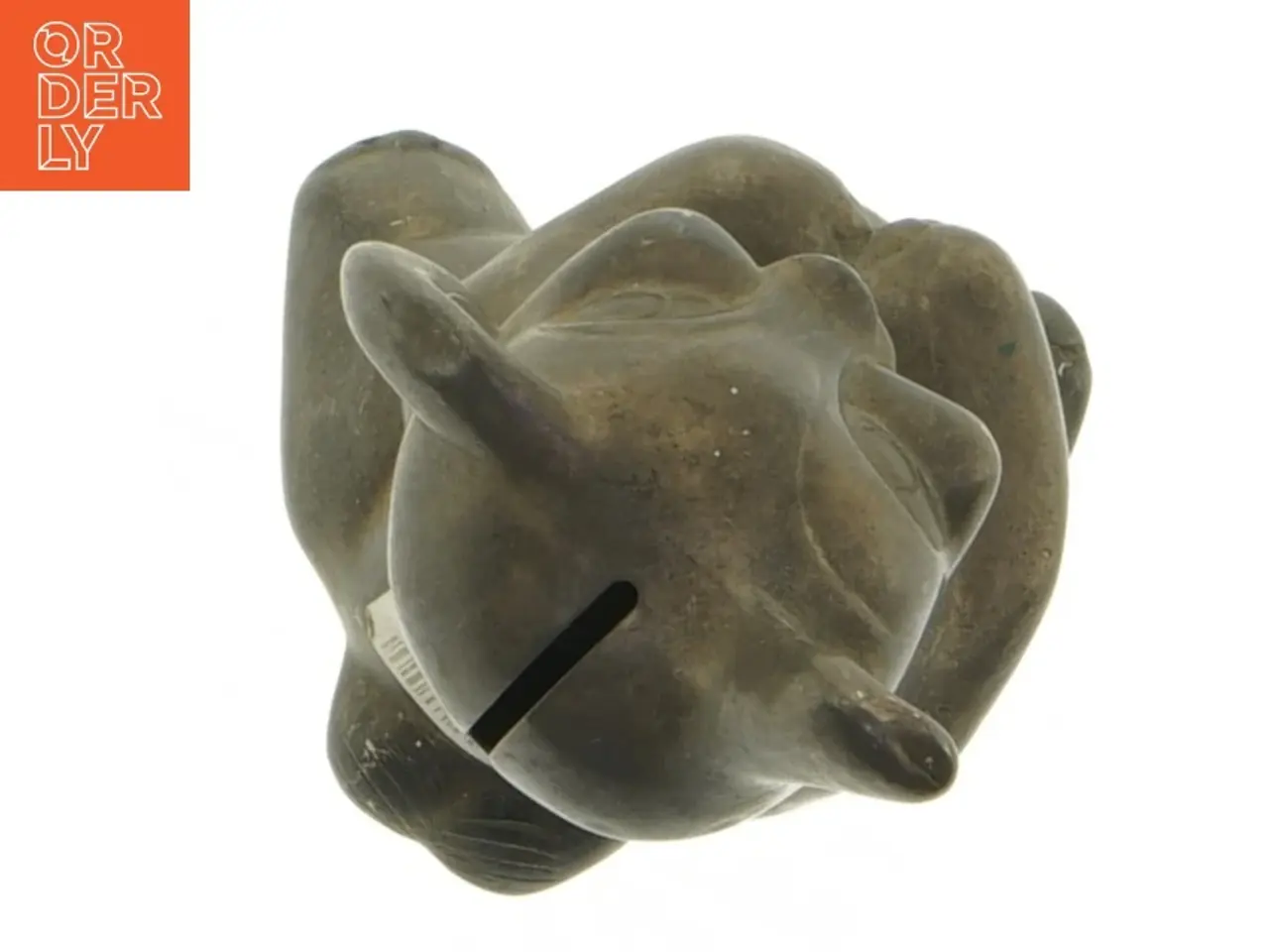 Billede 5 - Gammel sparegris i form af figur (str. 14 cm)