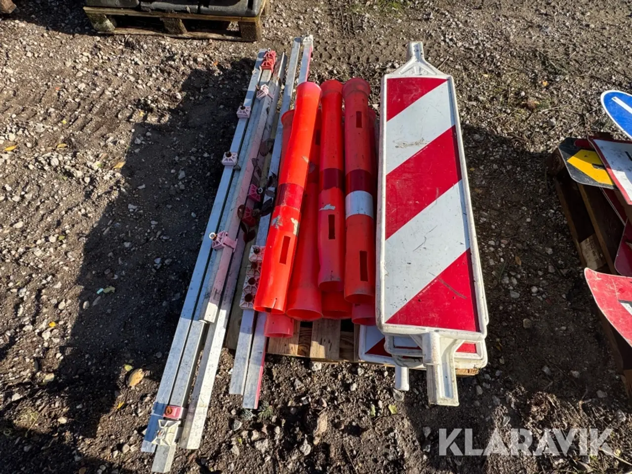 Billede 5 - Afspærringsmateriel og skiltefødder 5 paller