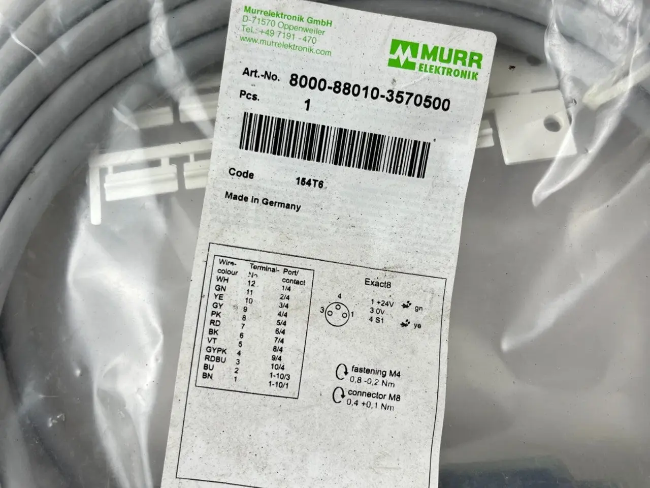 Billede 4 - Murr Elektronik exact8 8000-88010-3570500 8-Port