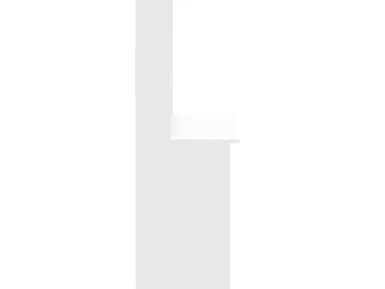 Billede 6 - Skrivebord med hylder 102×45×148 cm - konstrueret træ, hvid