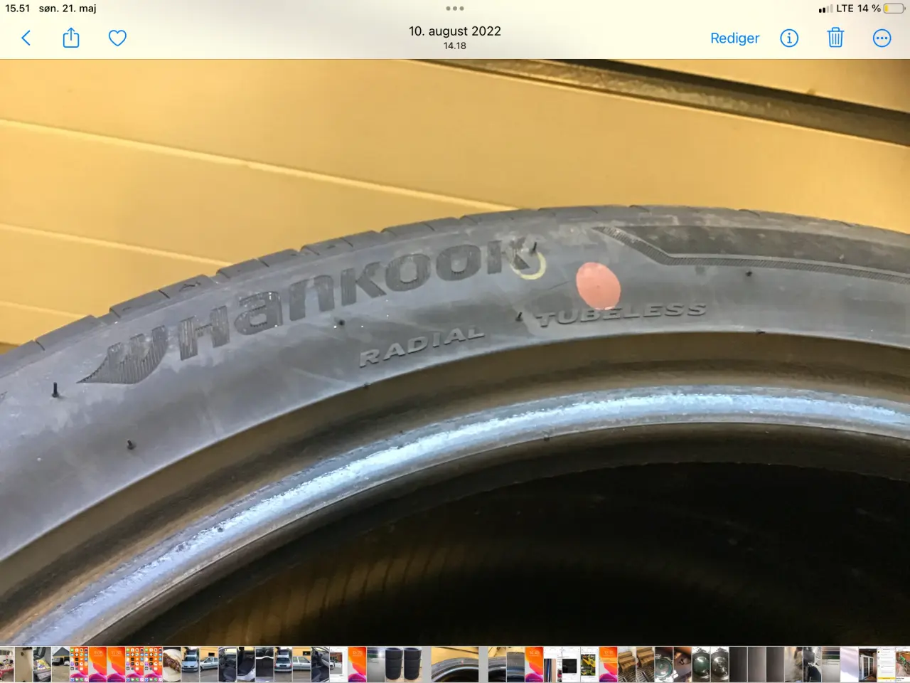 Billede 2 - Dæk 295/35R21”
