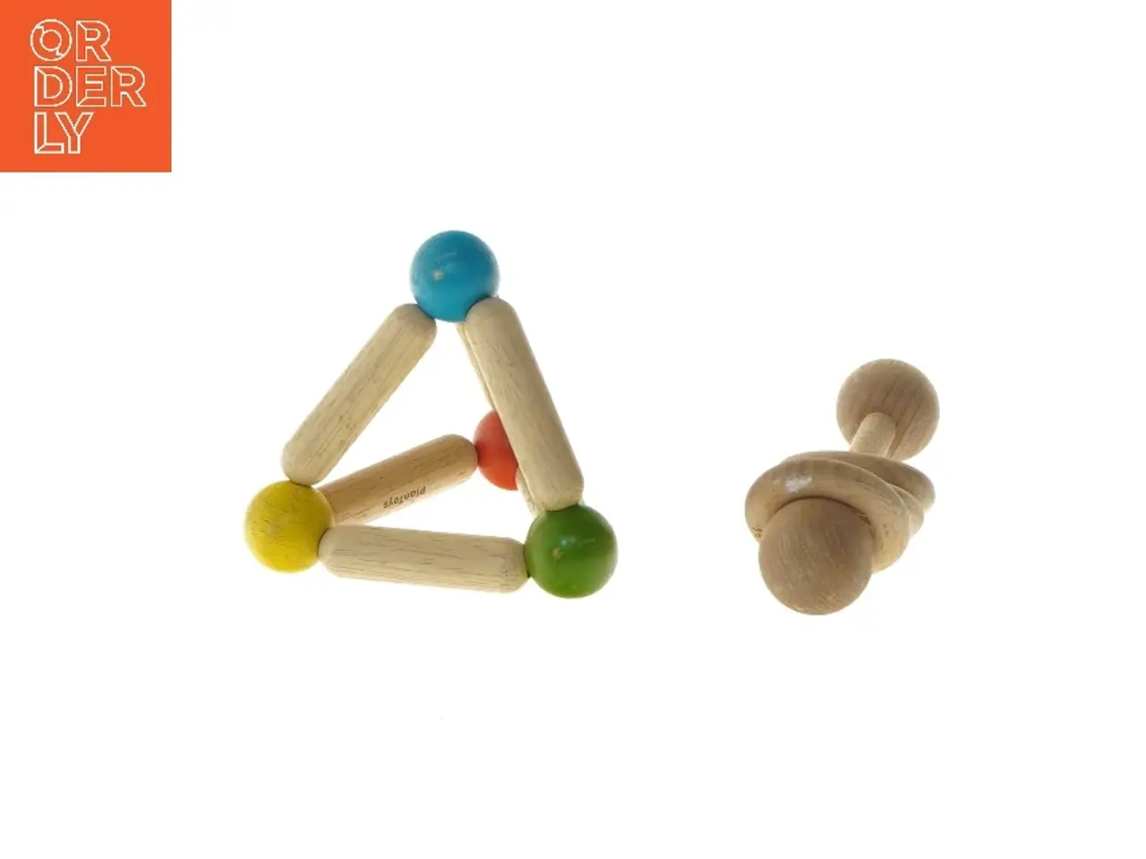 Billede 3 - Trælege legetøj til børn fra PlanToys (str. 14 og 10x10x10 cm)