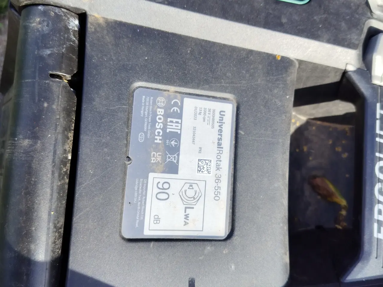 Billede 3 - Bosch batteri plæneklipper defekt mangler batteri
