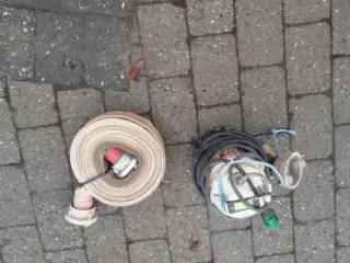 Dykpumpe med slange