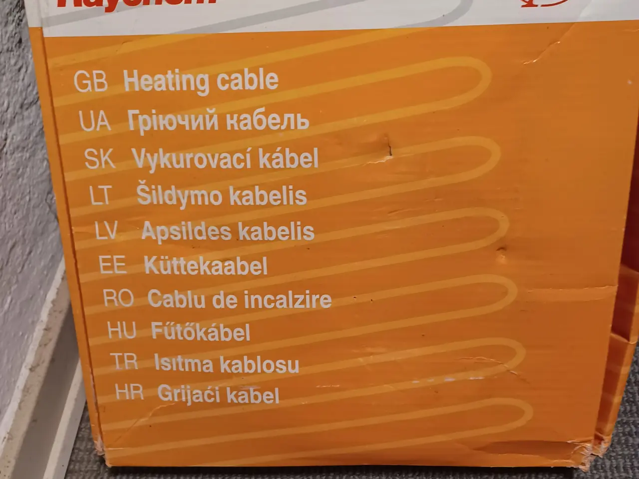 Billede 1 - Raychem varmekabel T2 blå-20W 86 m (Gulvvarme)
