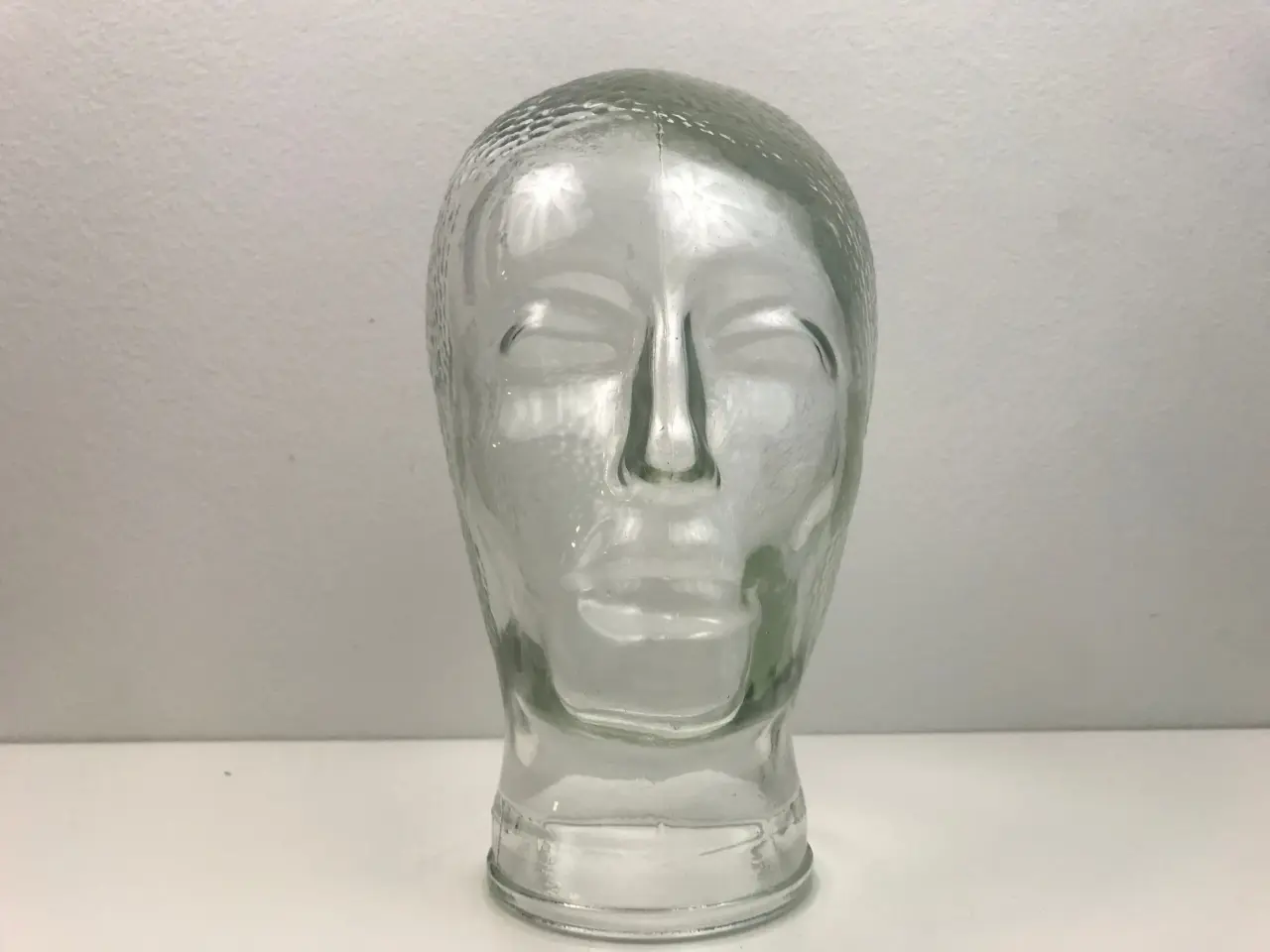 Billede 2 - Glasfigur / Glas-hoved (vintage)
