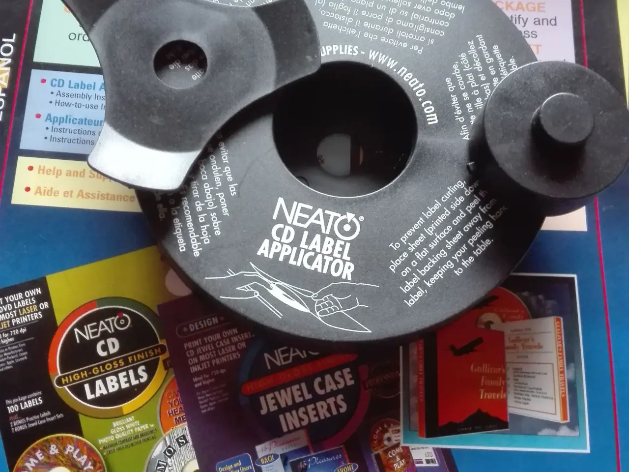 Billede 1 - Neato cd label applicator. Giv et bud.