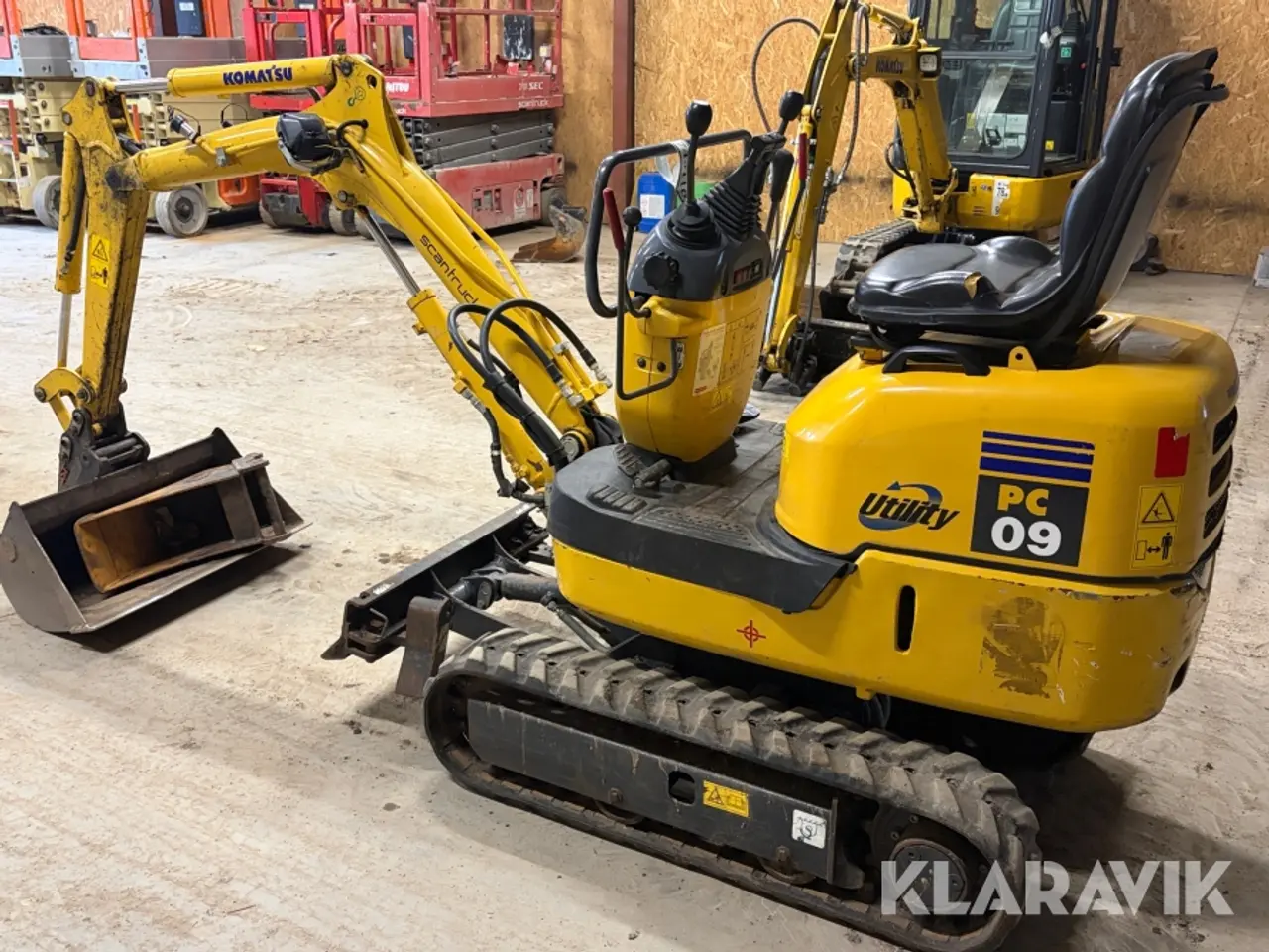 Billede 3 - MiniGravemaskine Komatsu Pc09