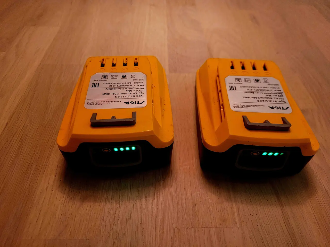 Billede 2 - Stiga BT 20 LI 2.0 S batterier 