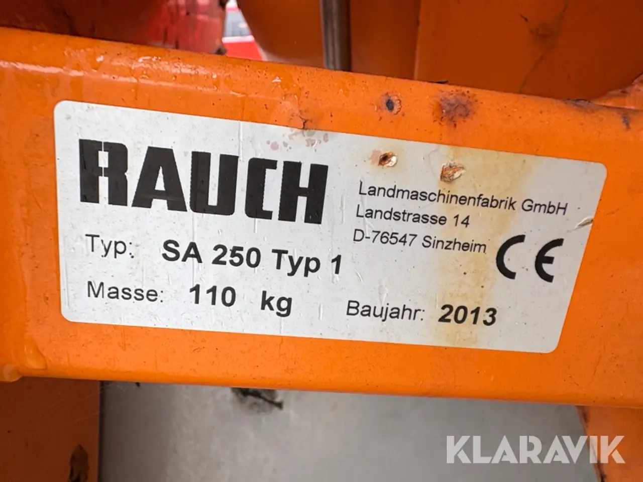 Billede 5 - Saltspreder Rauch SA 250 typ 1