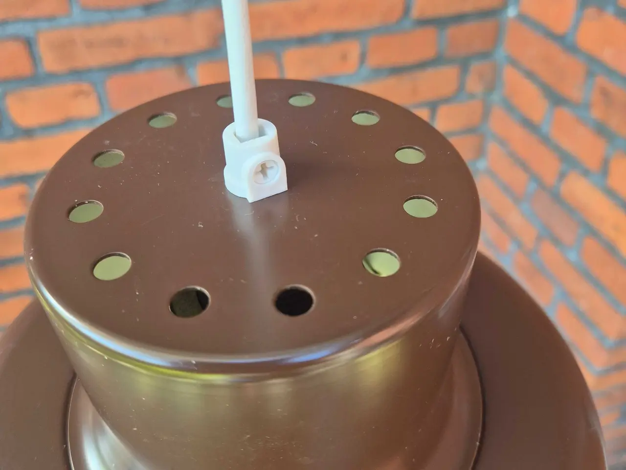 Billede 8 - Klassisk brun retrolampe fra danske Vitrika
