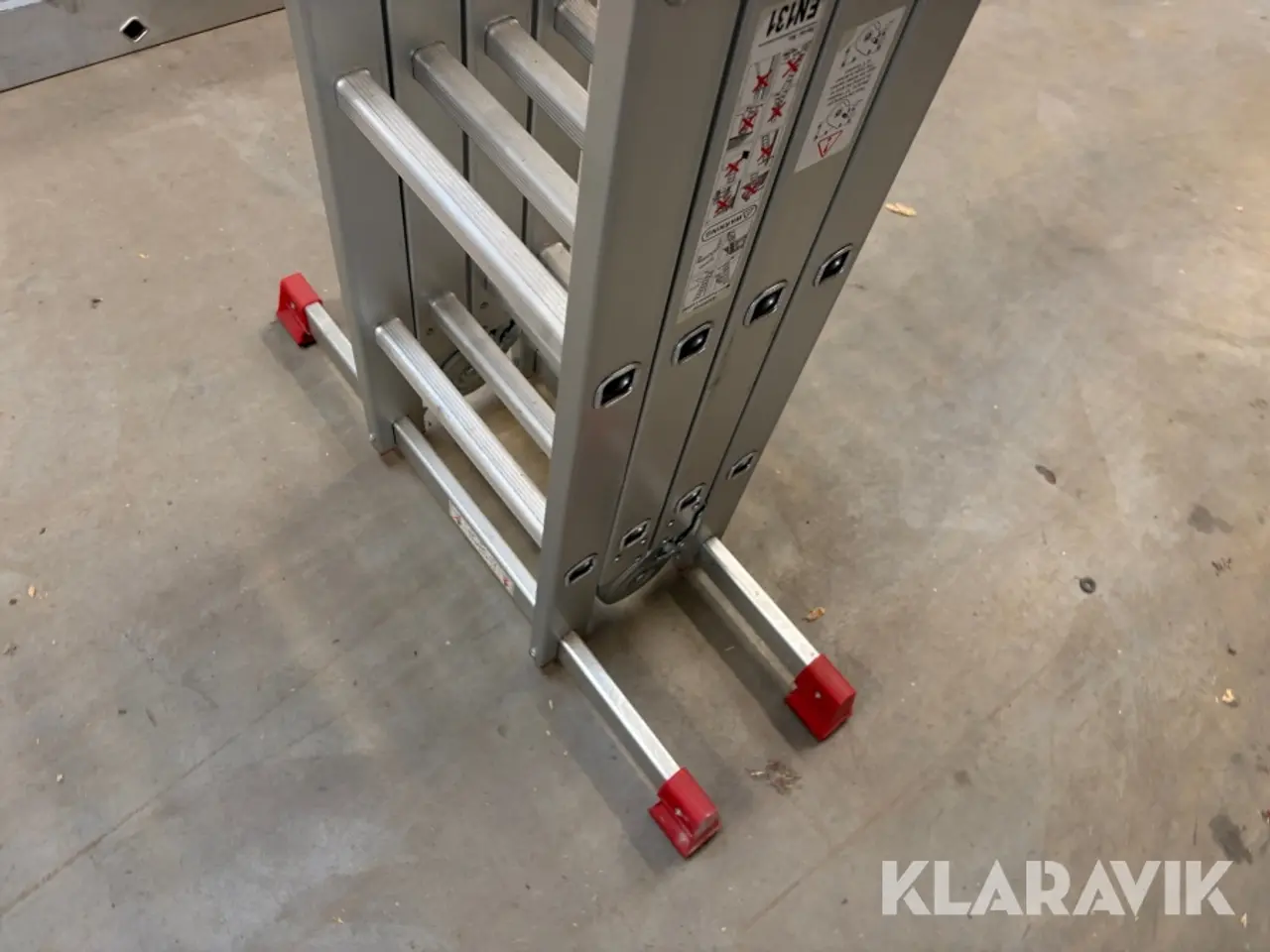 Billede 9 - Udfoldningsstige med platform 1 styk