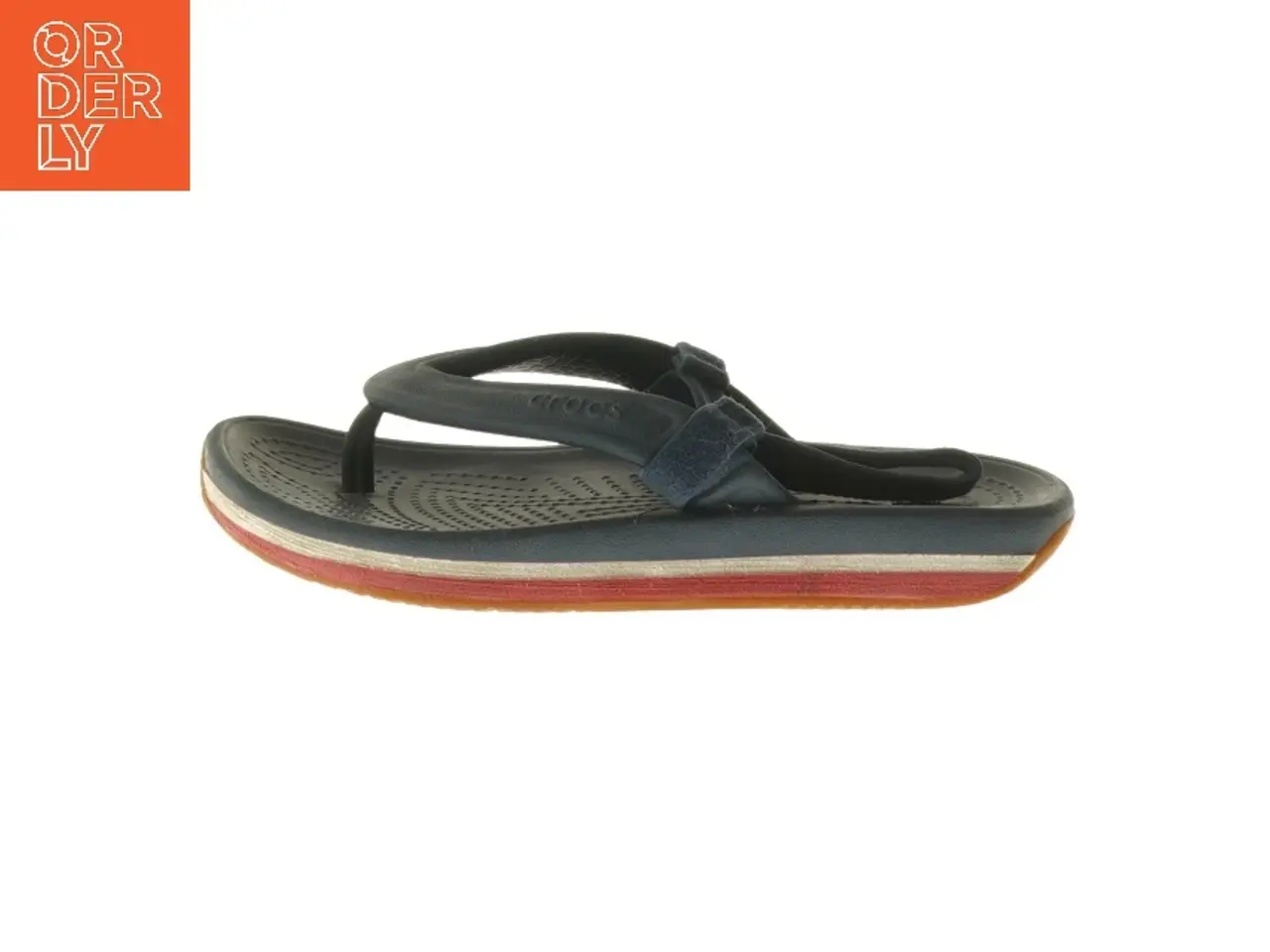 Billede 1 - Flip-flops i sort fra Crocs (str. 23 cm)
