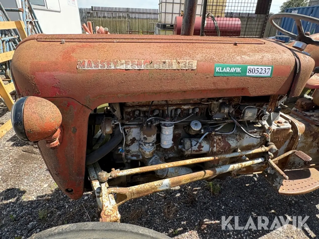 Billede 9 - Veterantraktor Massey Ferguson 35