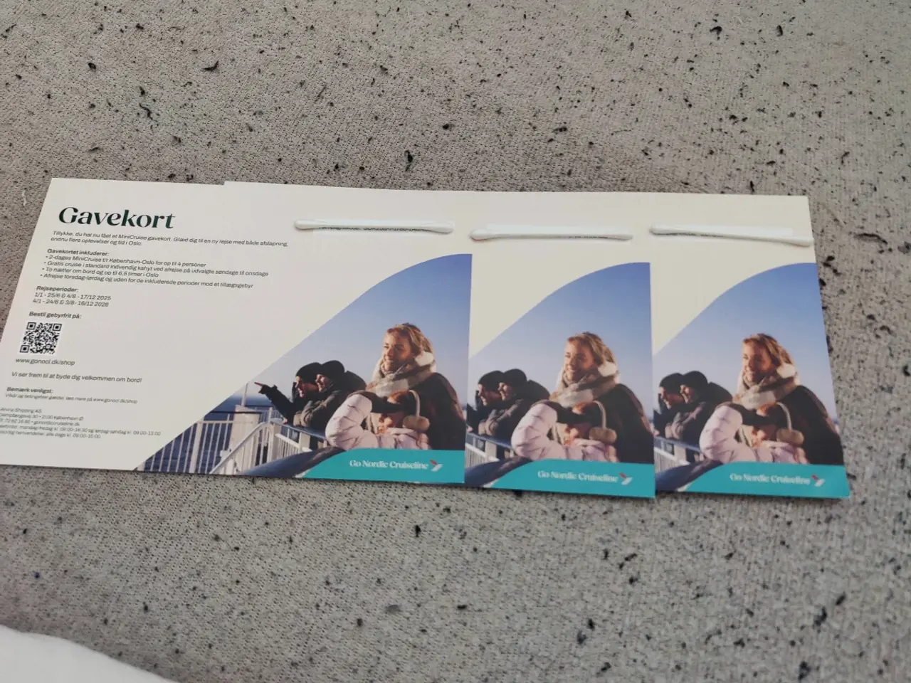Billede 1 - MINI CRUISE GAVEKORT FRA KBH TIL OSLO T/R