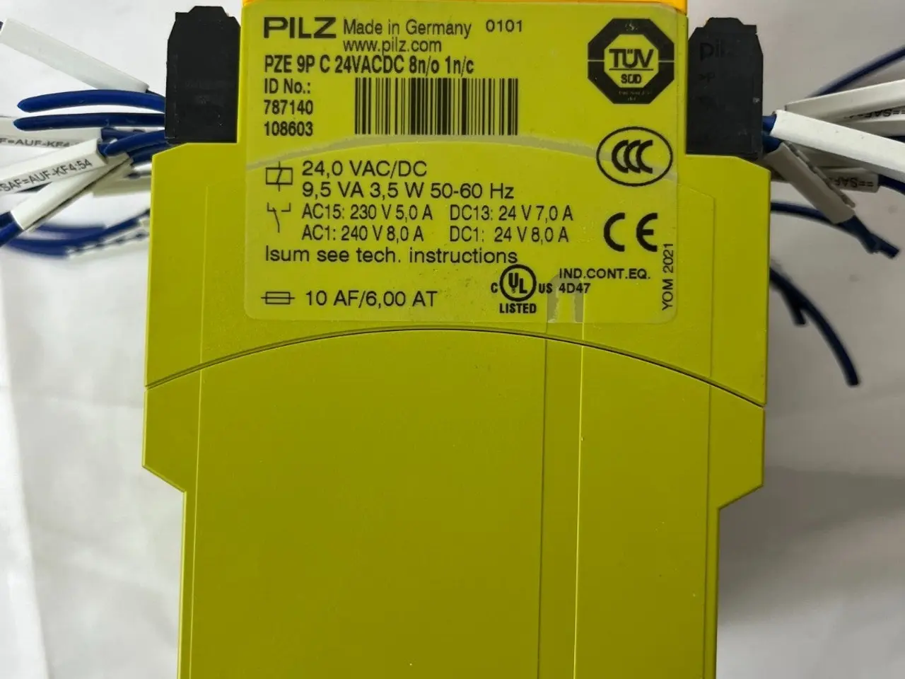 Billede 6 - Pilz 787140 PZE 9P sikkerhedsrelæ Contact Expander