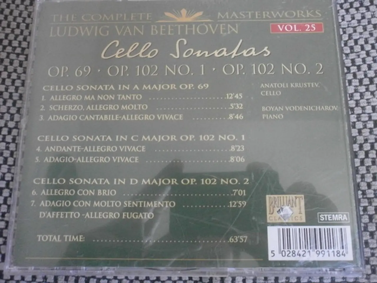 Billede 3 - Ludwig van Beethoven – Cello Sonatas Vol. 25 – CD