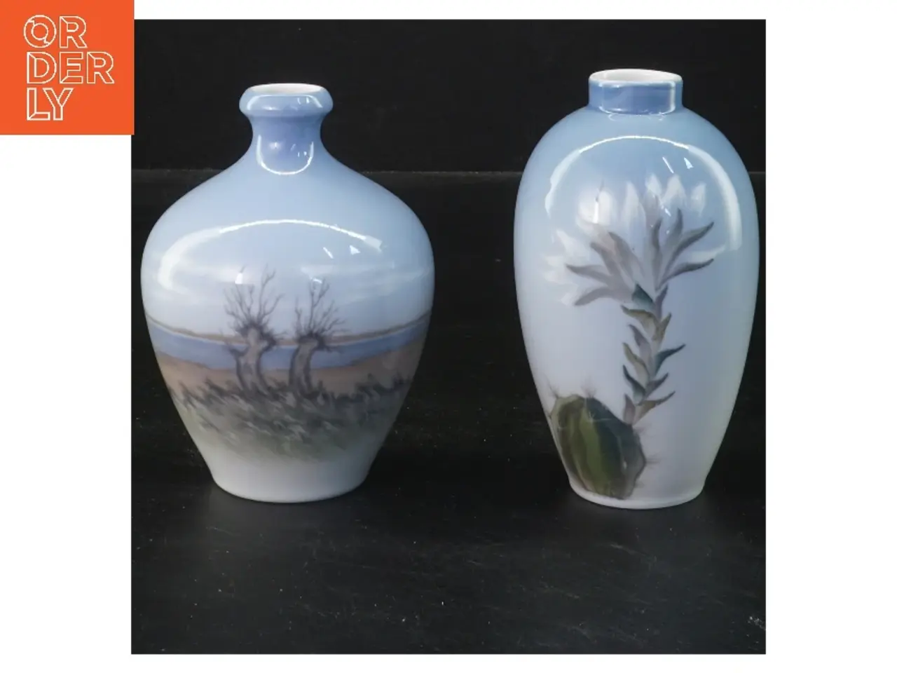 Billede 1 - To Bing & Grøndahl vaser fra Royal Copenhagen (str. 11x6&10,5x7 cm)
