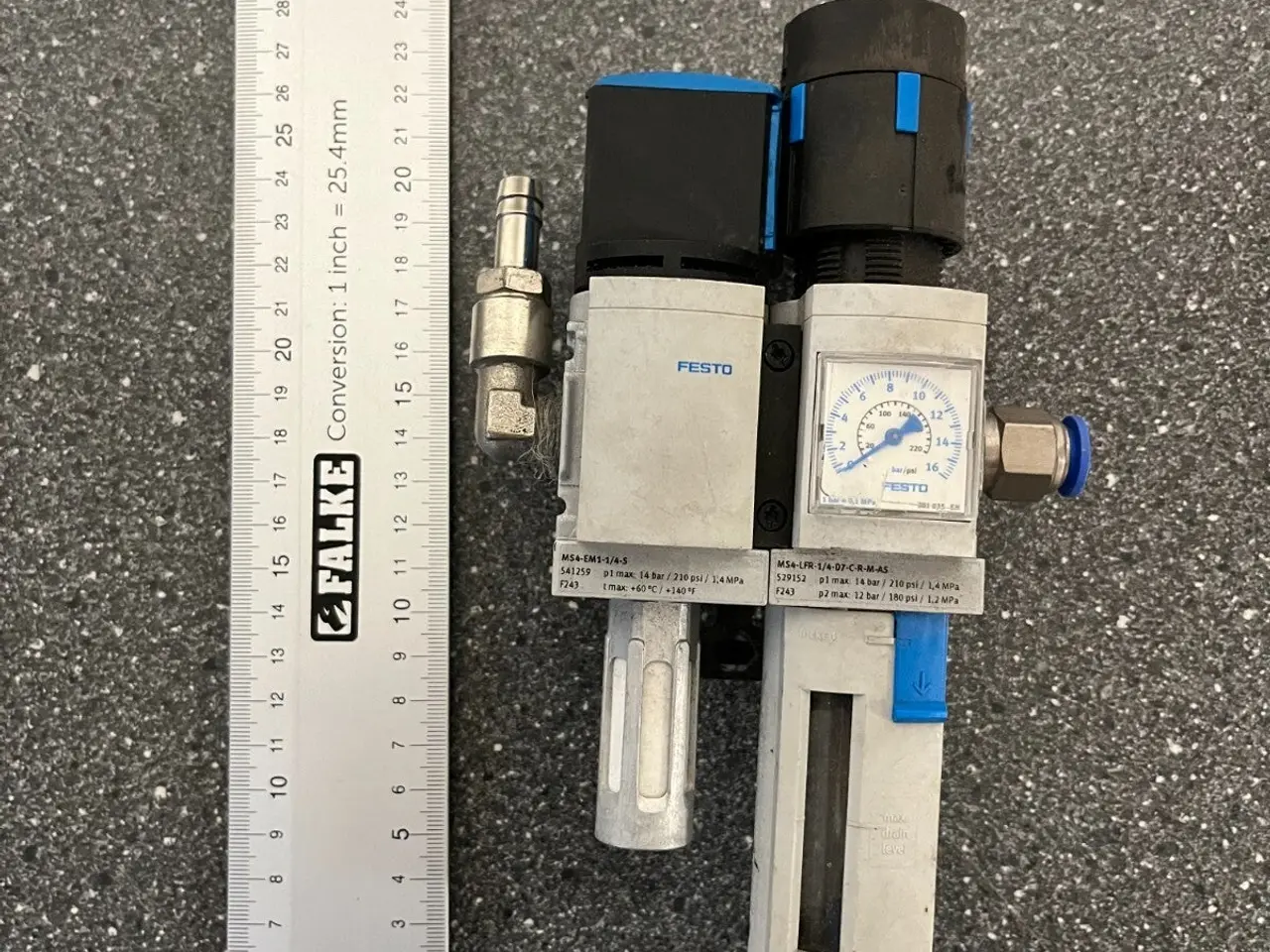 Billede 6 - Festo MS4-EM1-1/4-S & MS4-LFR-1/4-D7-C-R-M-AS Air