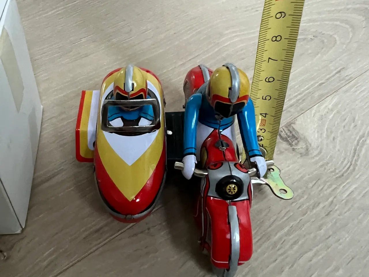 Billede 6 - Motorcykel med sidevogn i metal