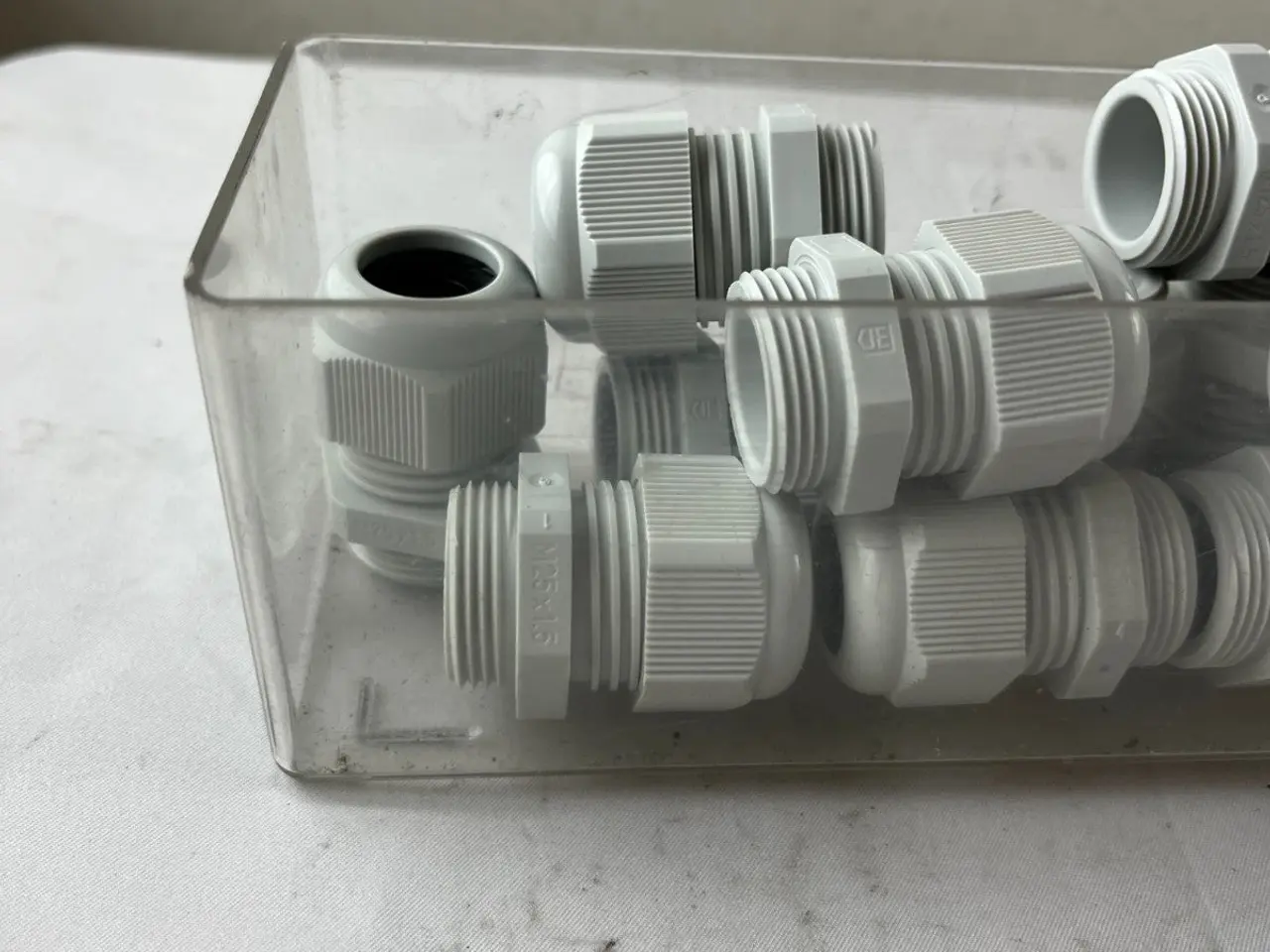 Billede 2 - M25x1.5 kabel Gland parti Grey Plastic IP Rated
