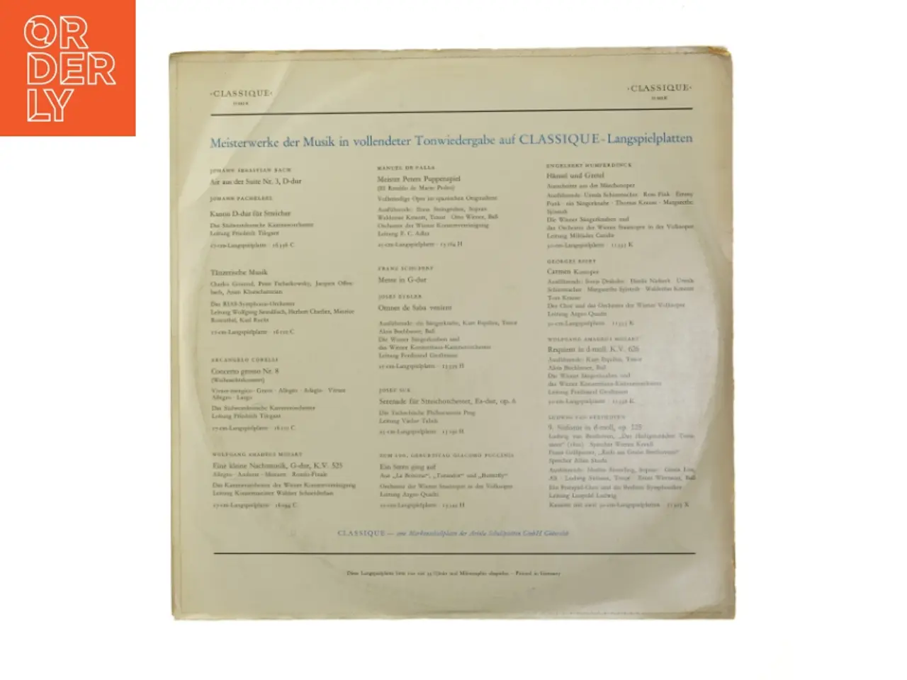 Billede 2 - Klassisk LP-album fra Classique
