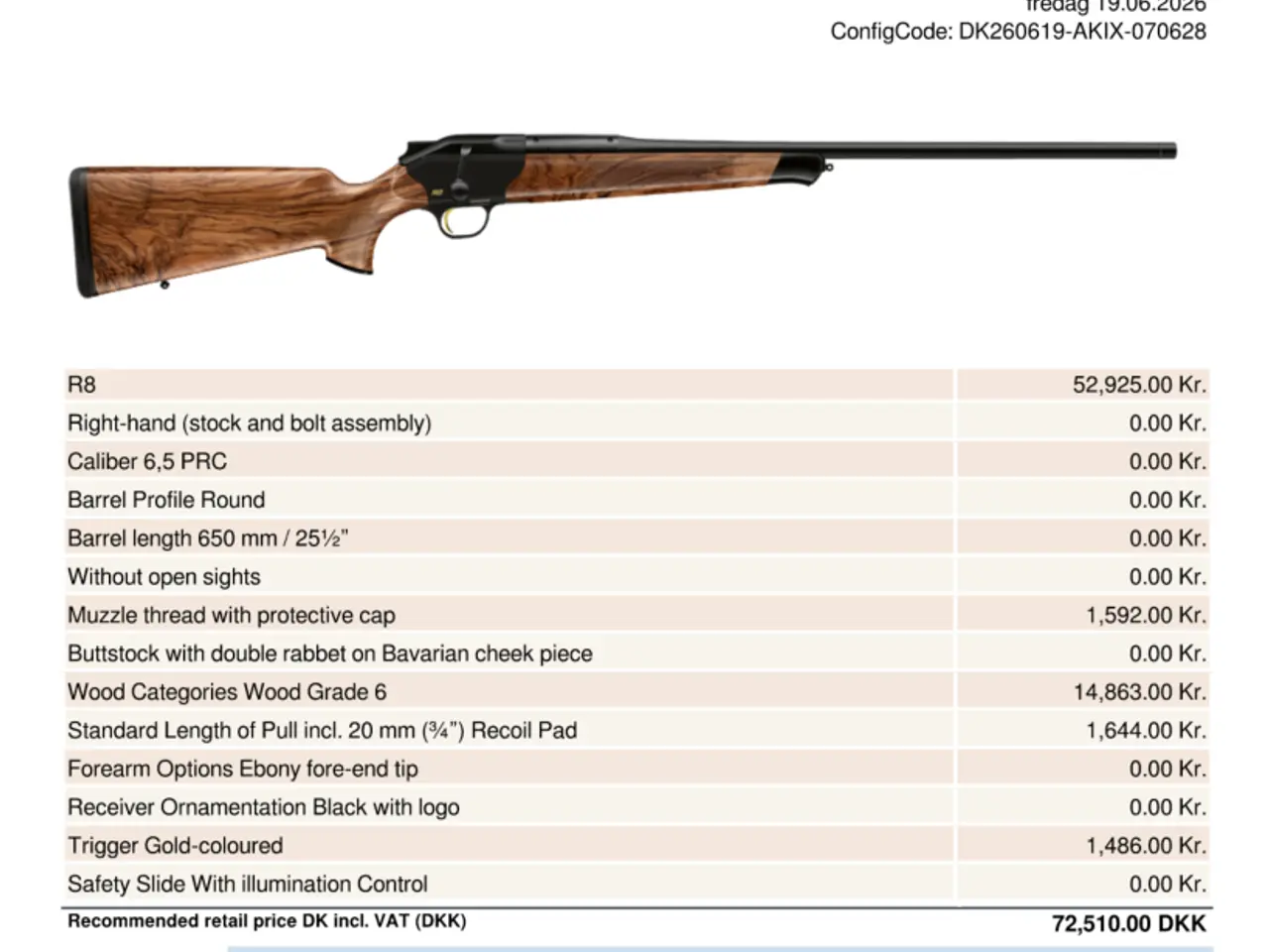 Billede 10 - Blaser R8 Black Edition 6,5 PRC