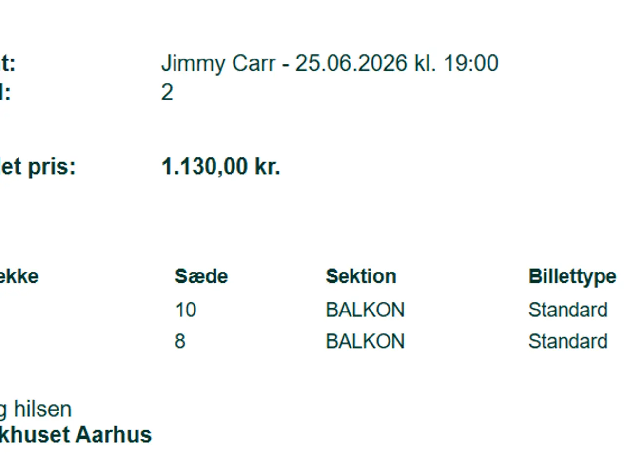 Billede 1 - Jimmy Carr billetter sælger