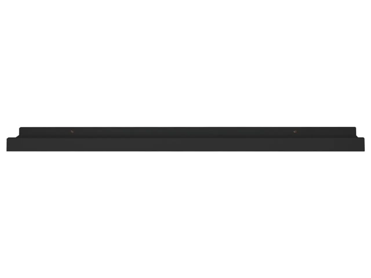 Billede 4 - Gallerihylder 2 stk. - 60 × 9 × 3 cm, MDF, sort