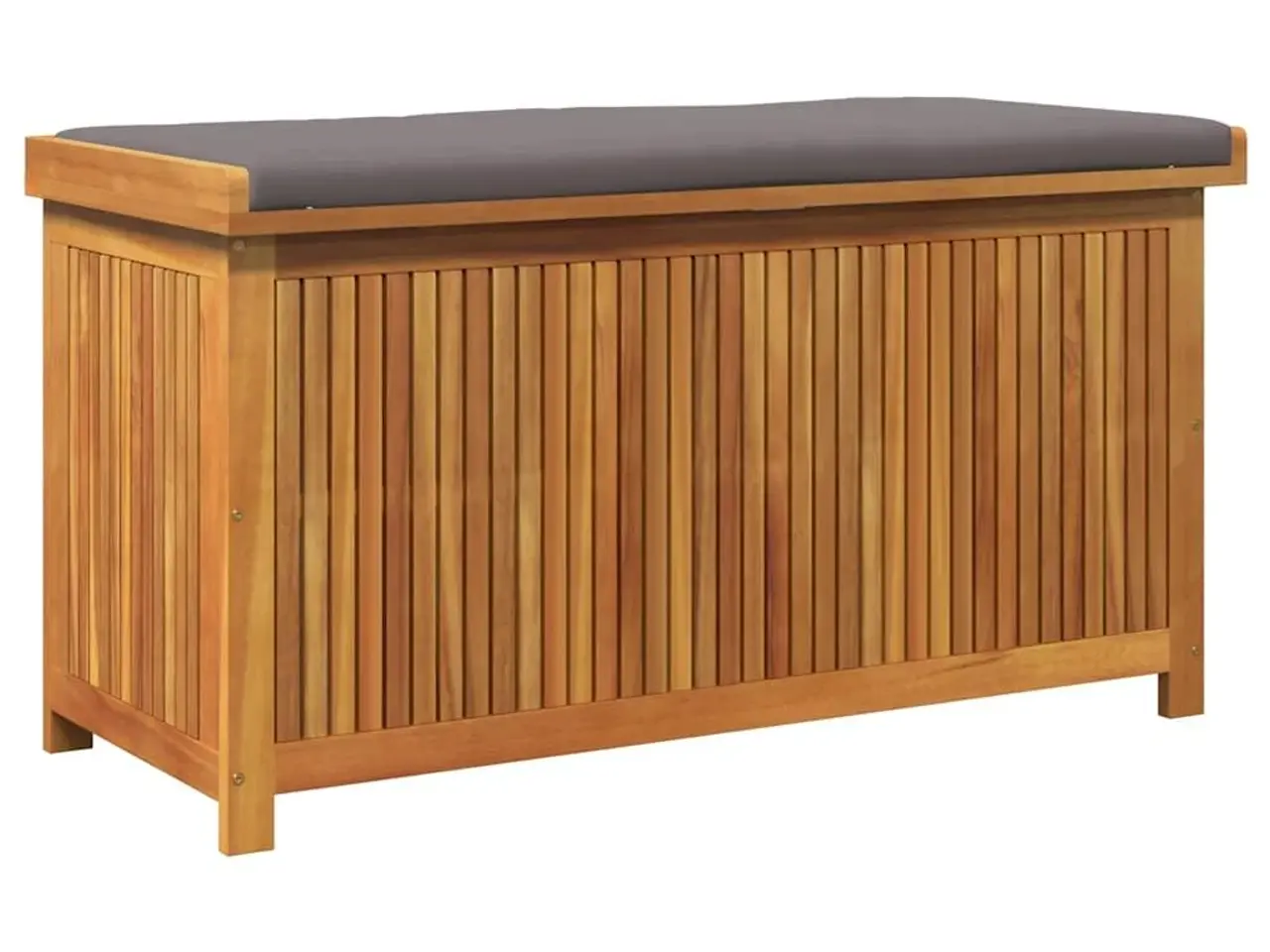 Billede 2 - Udendørs hyndeboks 113x50x60,5 cm massivt akacietræ