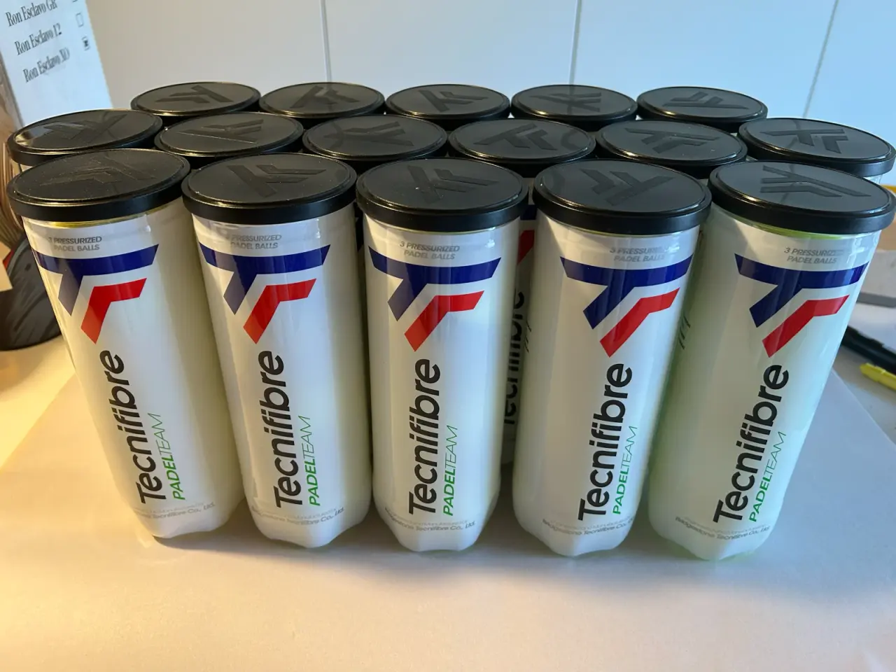 Billede 1 - Tecnifibre PADEL TEAM padelbolde – 15 nye rør