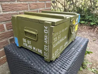 Ammunitionskasse i grøn