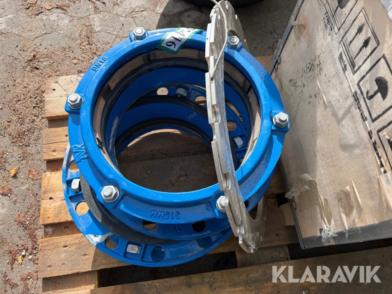 Billede 5 - Elektromagnetisk flowmåler MJK MagFlux 7200 med to koblinger Ø315
