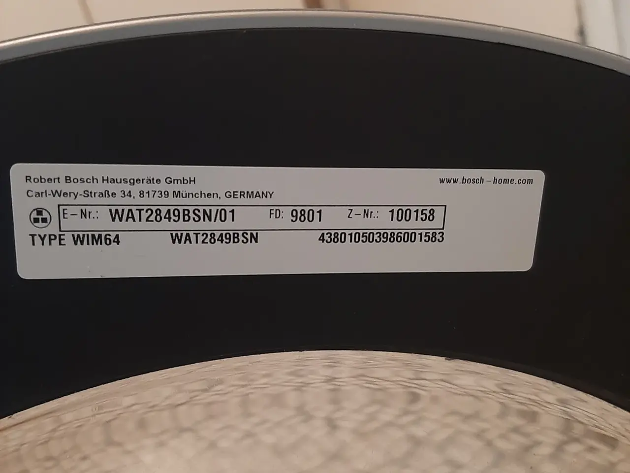 Billede 4 - Bosch vaskemaskine 