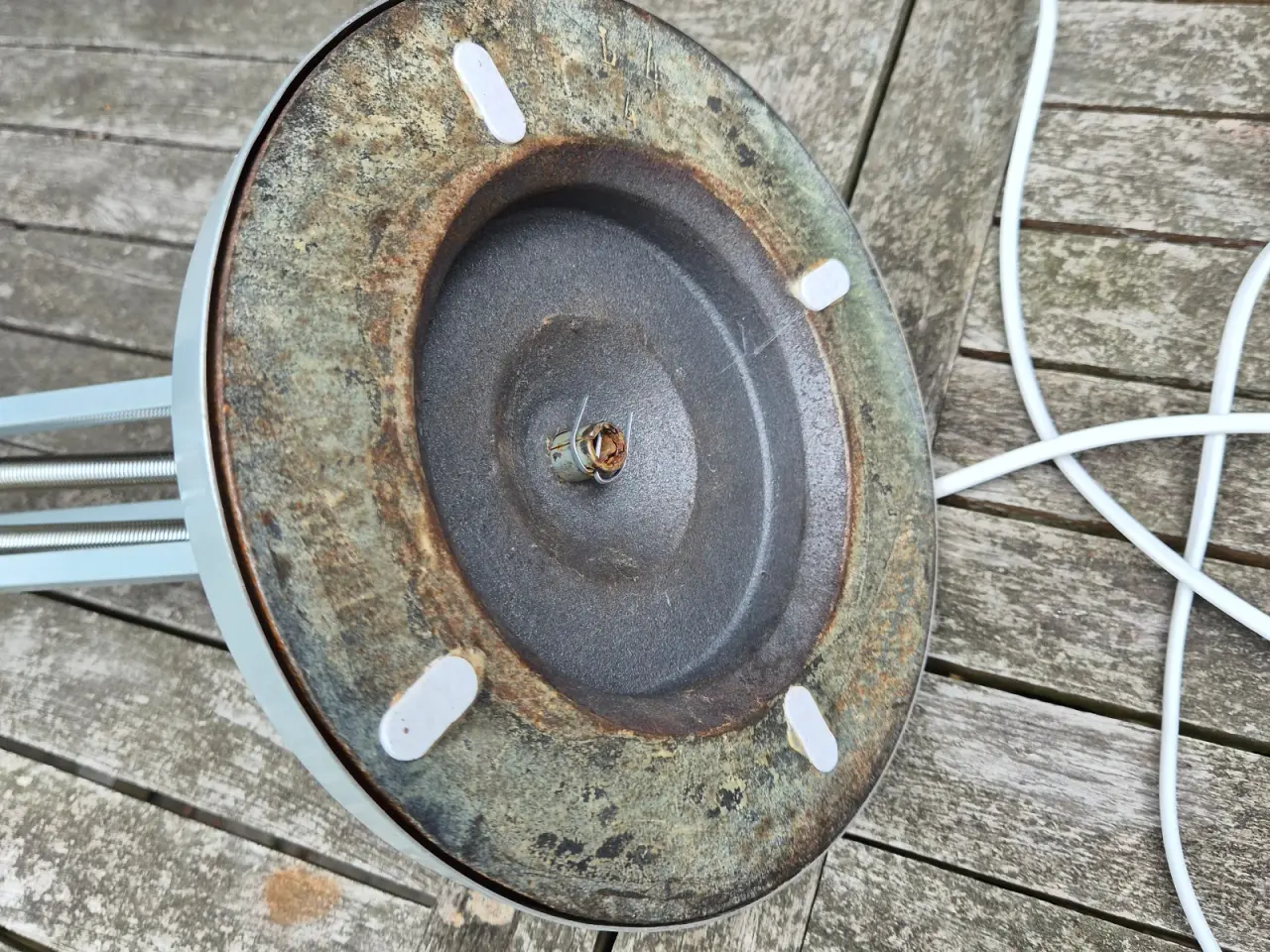 Billede 12 - Grå Luxo arkitektlampe med bordfod