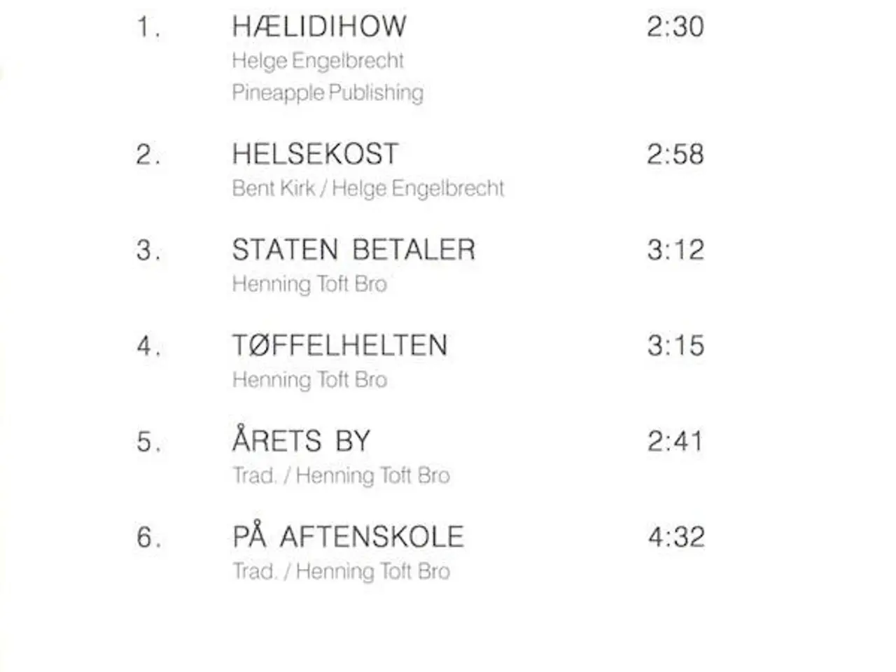 Billede 5 - Tørfisk – Vores Favoritter – CD
