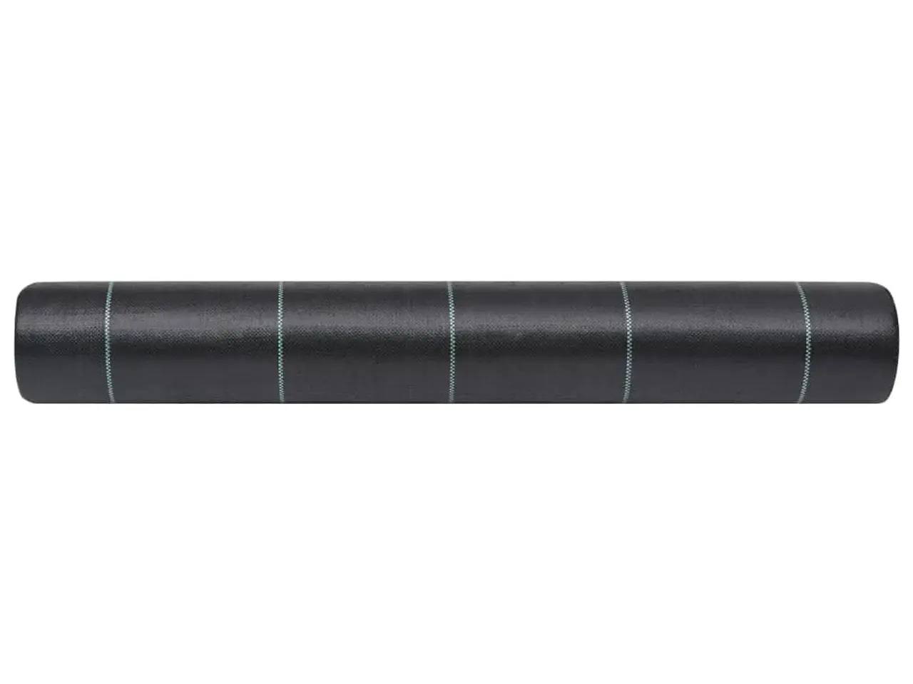 Billede 4 - Ukrudtsdug 1 × 200 m - sort PP 60 g/m² med grønne striber
