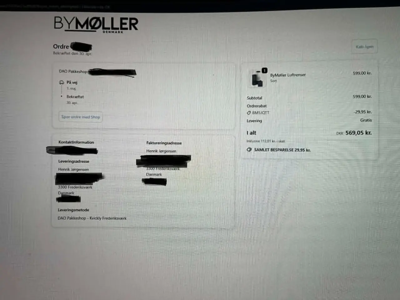Billede 3 - ByMøller Luftrenser