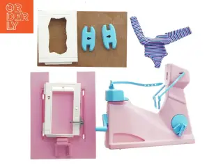 Barbie fitnesscenter sæt fra Mattel