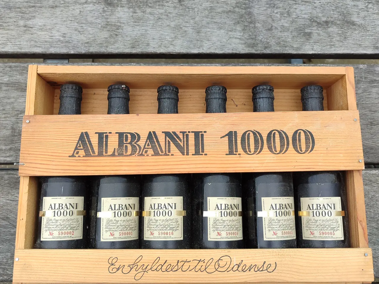 Billede 3 - Albani 1000 Odense – Komplet sæt (6 stk. flasker)