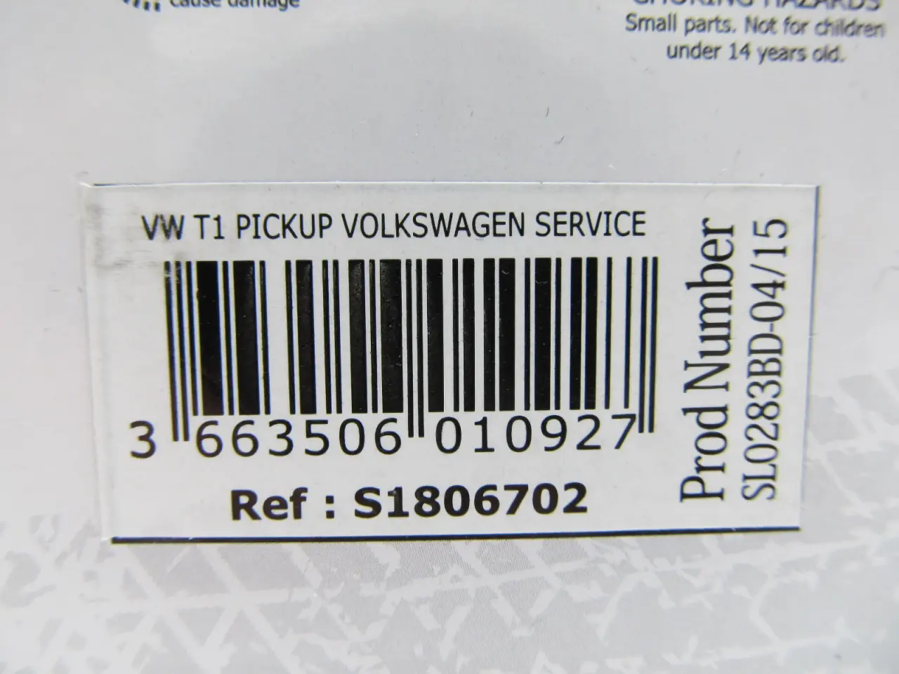 Billede 8 - 1963 VW T1 Pritsche "Volkswagen Service" 1:18