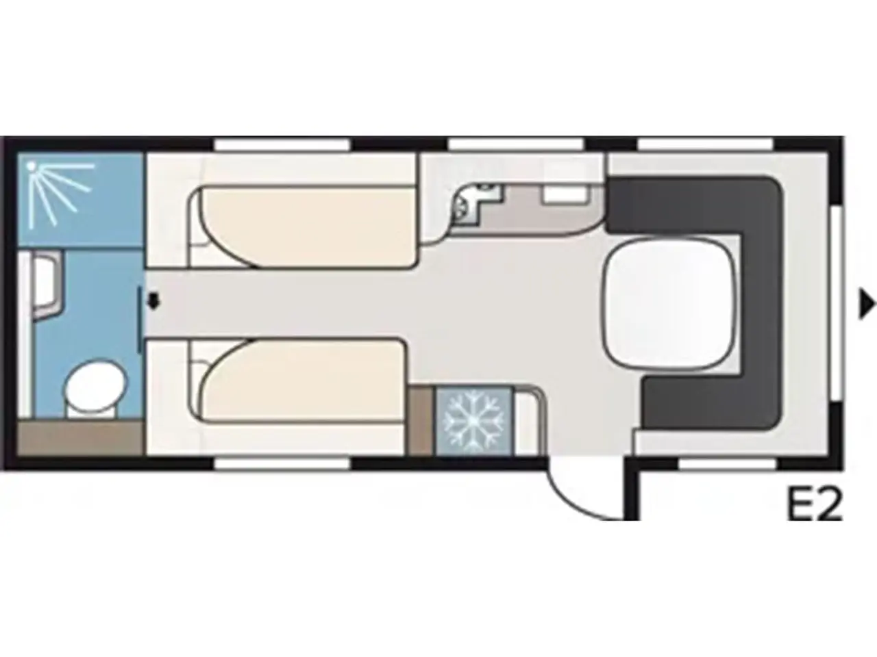 Billede 2 - 2027 - Kabe Royal 600 E TDL KS