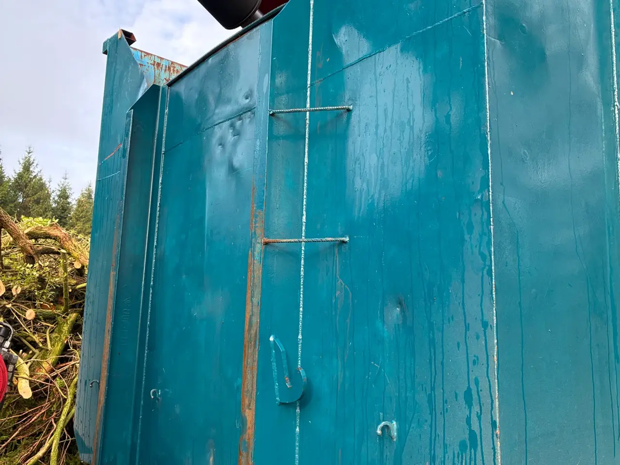 Billede 2 - 6 m åben container til wirehejs