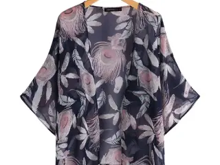 Kimino.zanzea-flot fjerprint. Str: Large-ov. i XL
