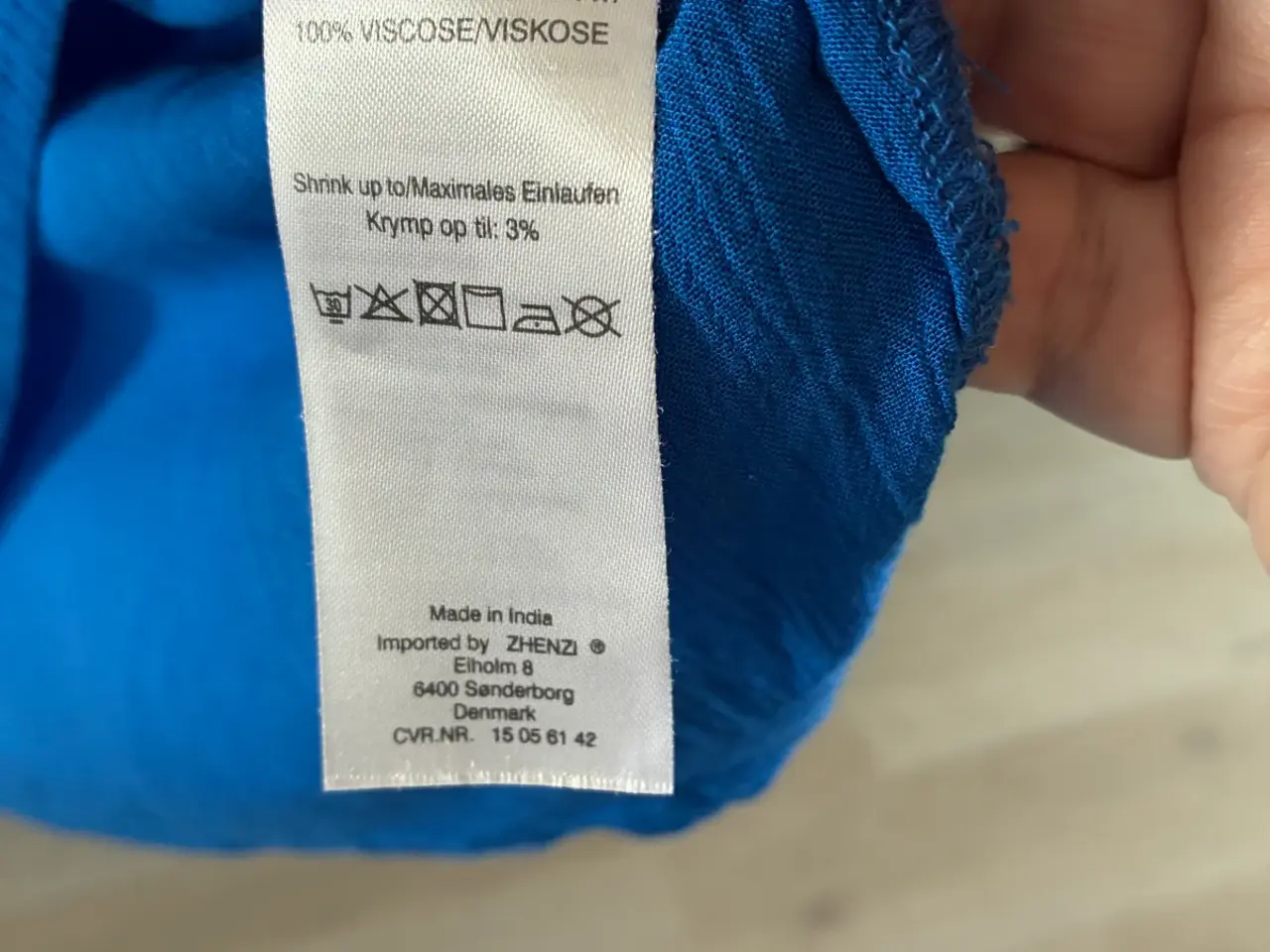 Billede 3 - Smuk blå tunika Zhenzi XL