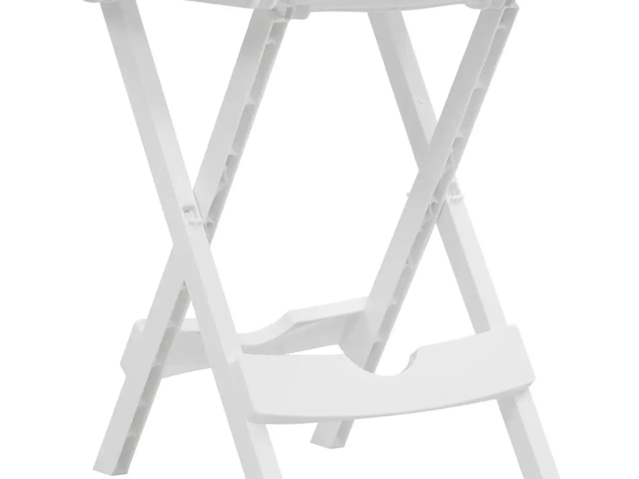 Billede 1 - Foldbart havebord 45,5 x 38,5 x 50 cm hvid