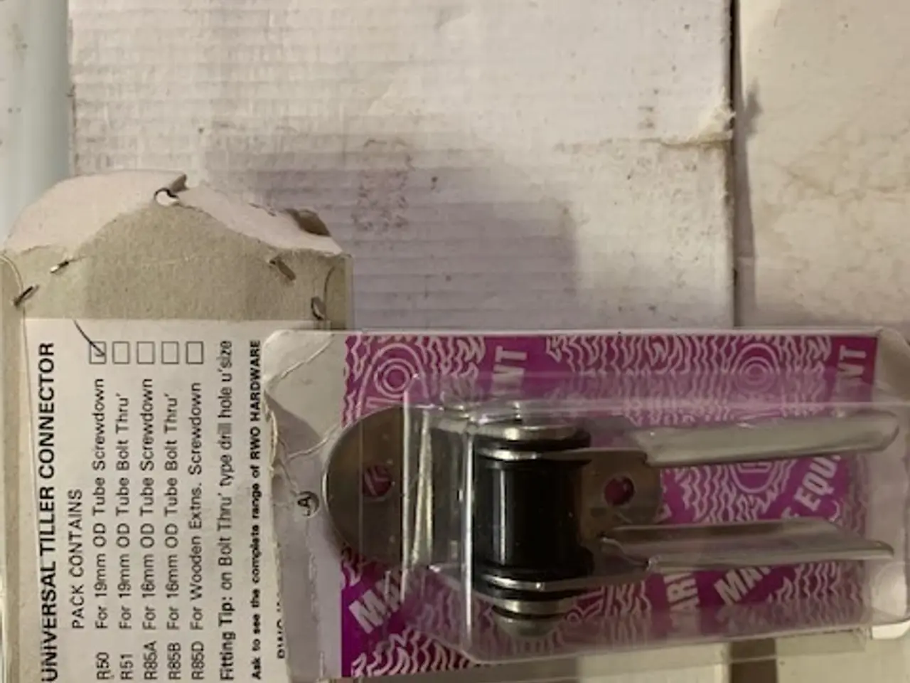 Billede 3 - RWO rorpindsled R50 til 19 mm rør, skruer.