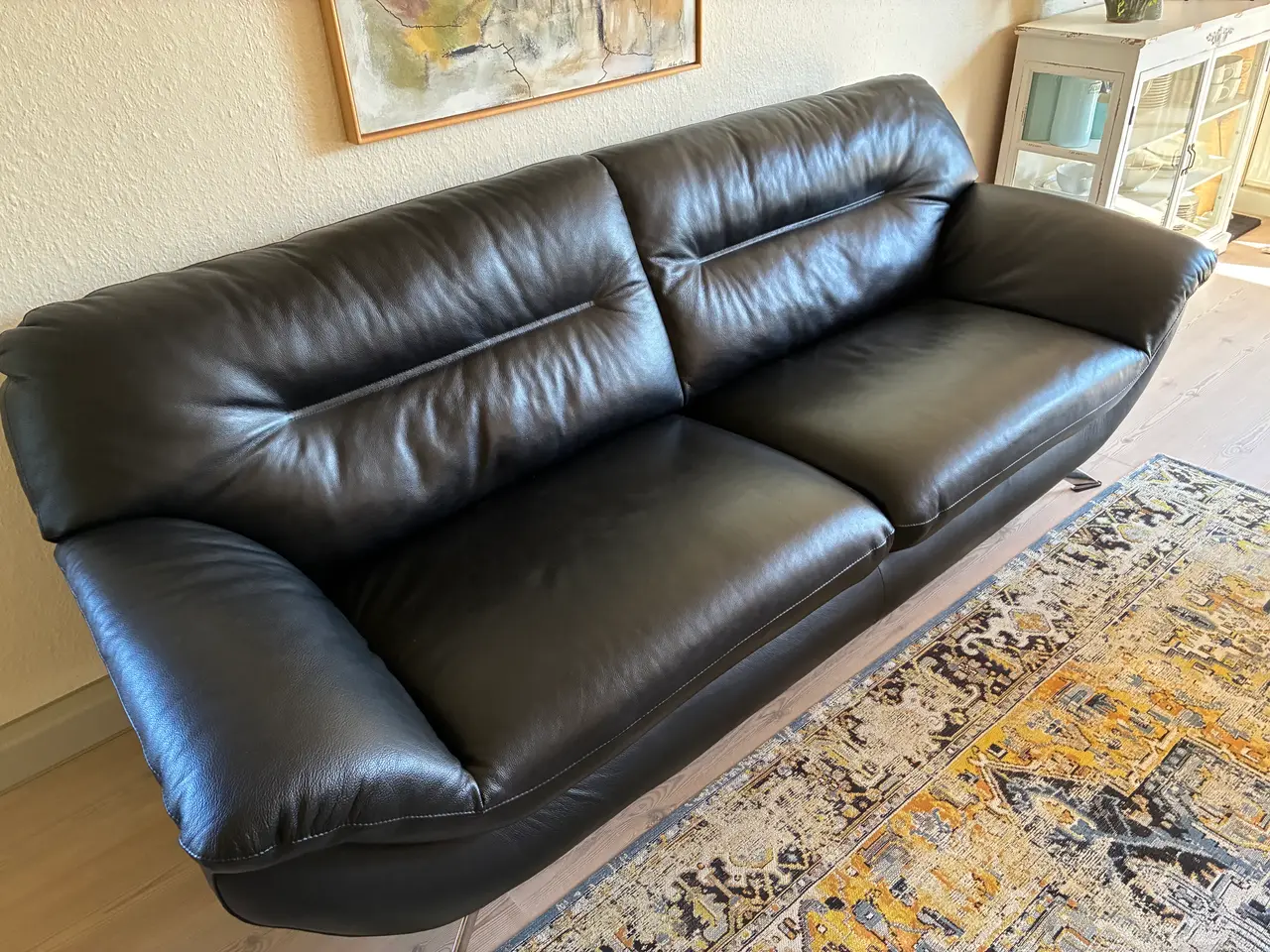 Billede 2 - Læder sofa-Hjort Knudsen