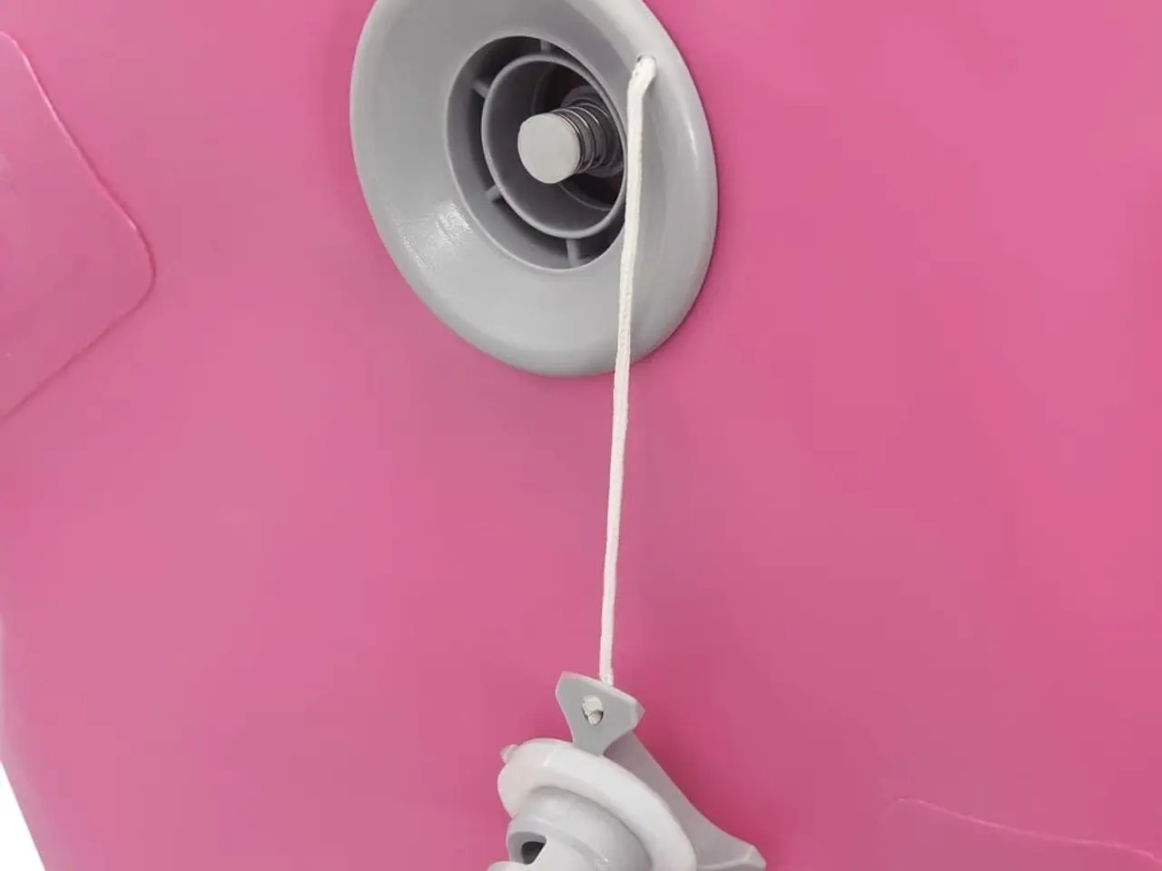 Billede 7 - Oppustelig gymnastikrulle med pumpe 100x60 cm PVC lyserød